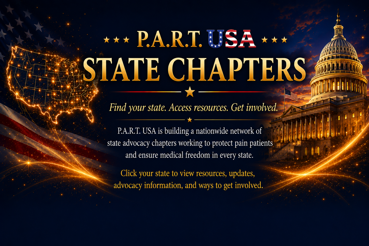 P.A.R.T. USA State Chapters